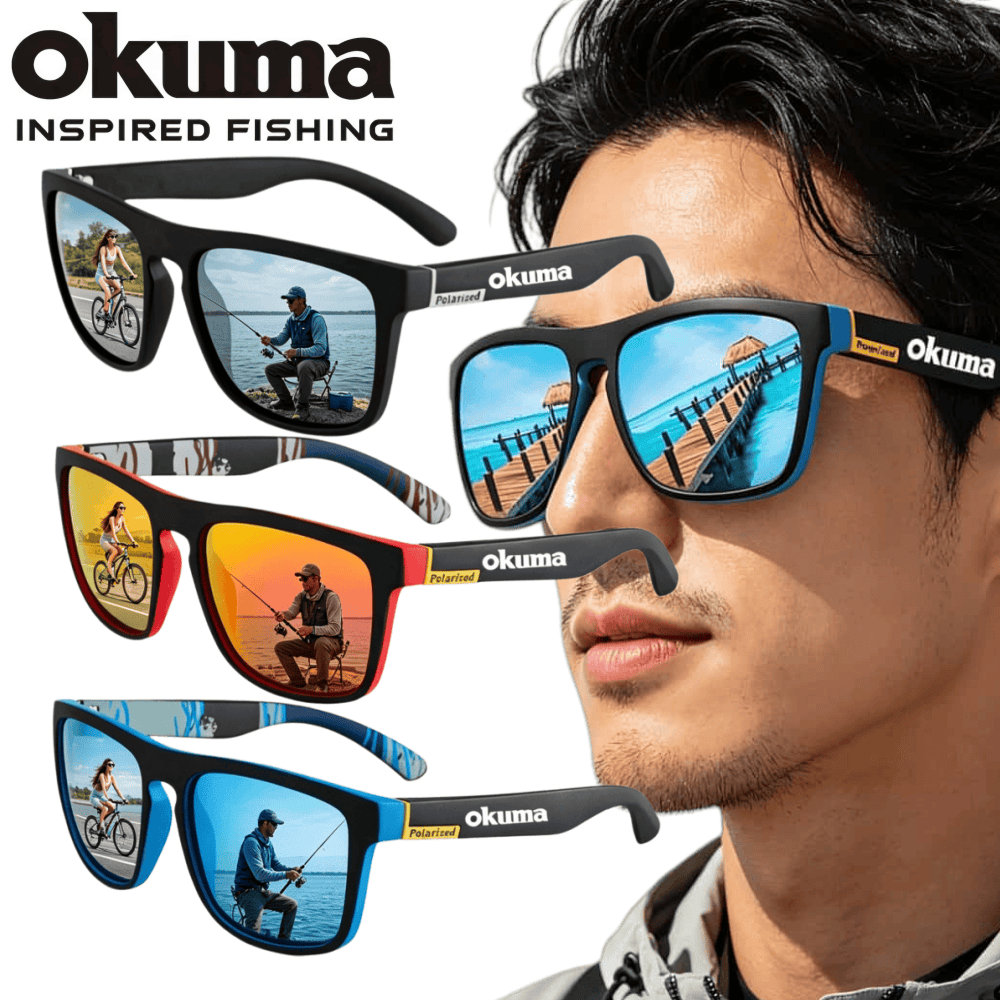 Surf Reel - Kacamata Hitam Terpolarisasi Okuma 6 Warna