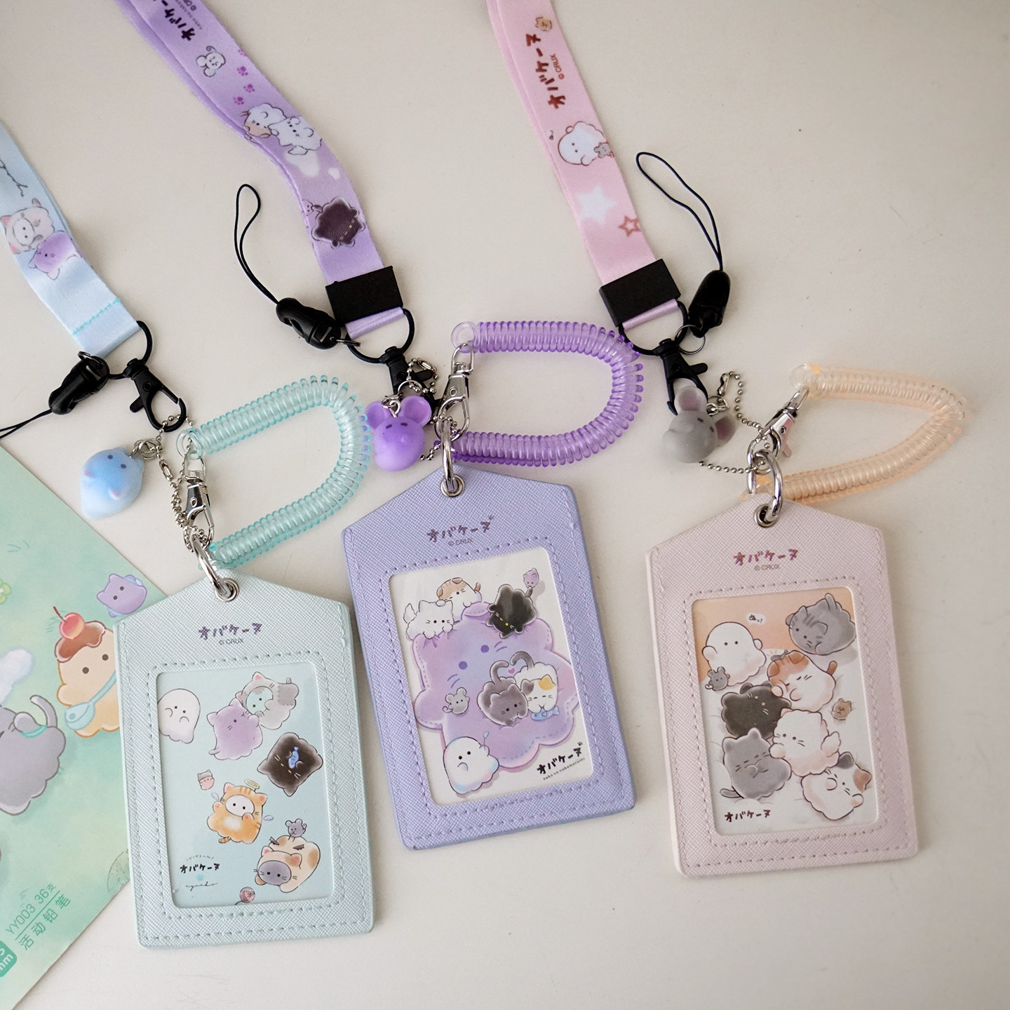 Reel Cover - Dompet Kartu Kucing Kartun Lucu, Tempat