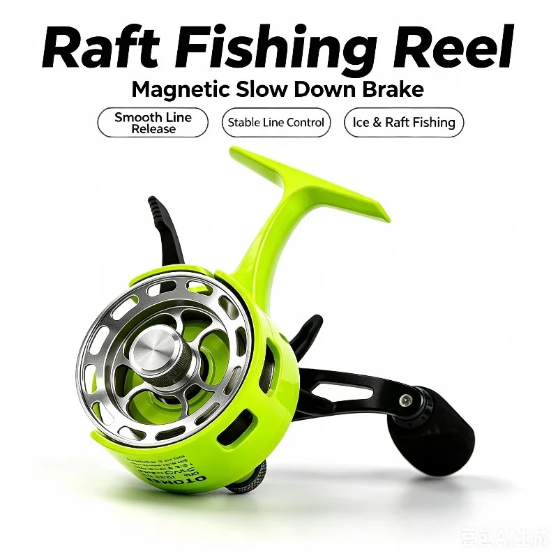 Rasio Gigi Baru 3.2:1 Reel Pan - Ice Fishing Reel ulasan dan harga