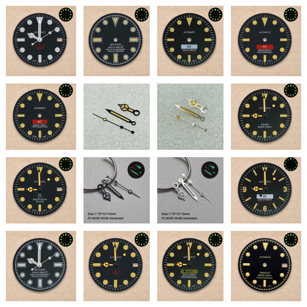 28.5Mm S Logo Dial Retro Hijau - Reel Case ulasan dan harga