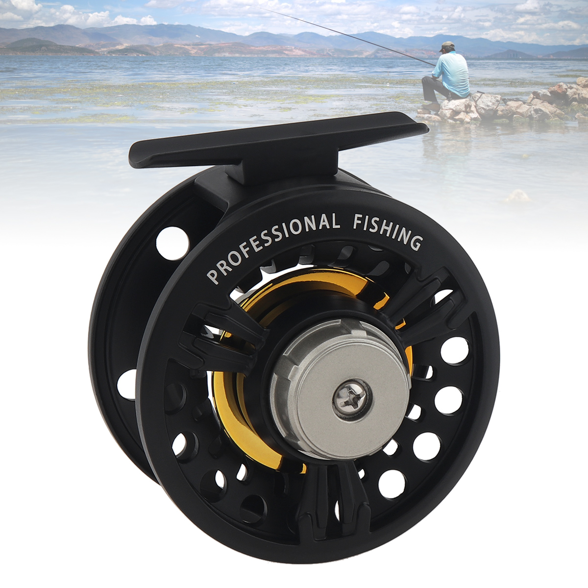 Roda Pancing Es Perlengkapan I - Ice Fishing Reel ulasan dan harga