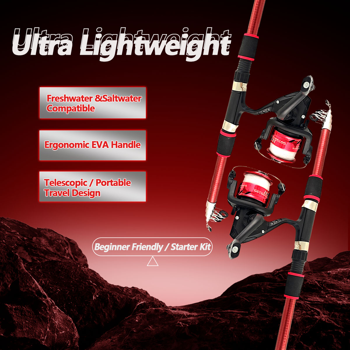 Kombo Joran dan Reel Pancing 1 - Conventional Reel ulasan dan harga